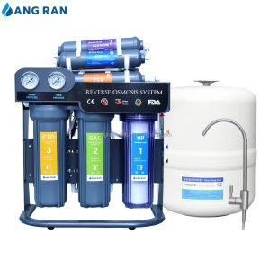 8 stage ro water filter system for water treatment with 4g plastic pressure tank