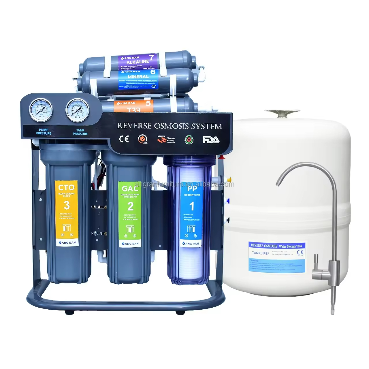 pure water purification system water purifier filter with pressure gauge pure water purification system water purifier filter with pressure gauge